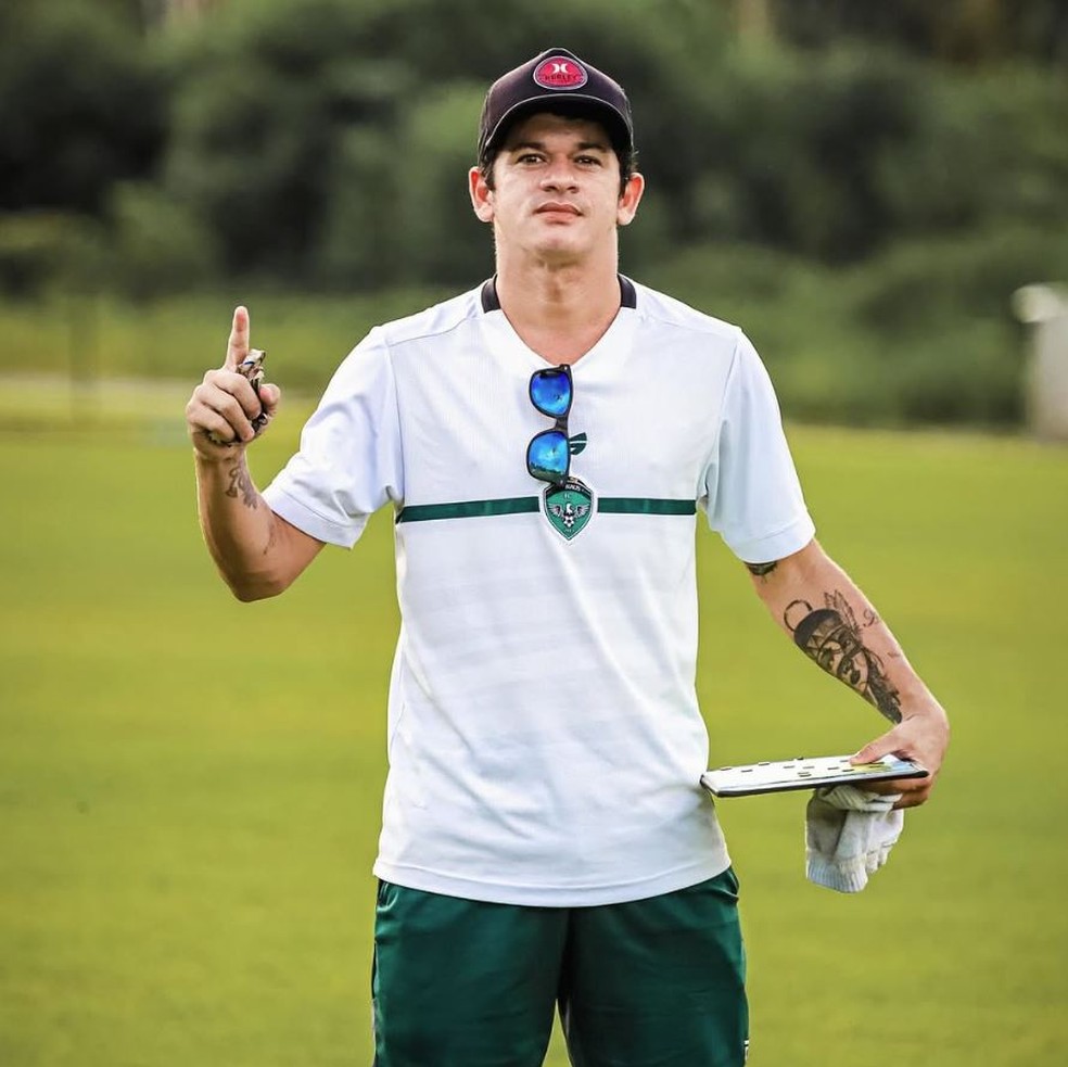 Rafael Beleza, ex-treinador das categorias de base do Manaus. — Foto: Arquivo Pessoal