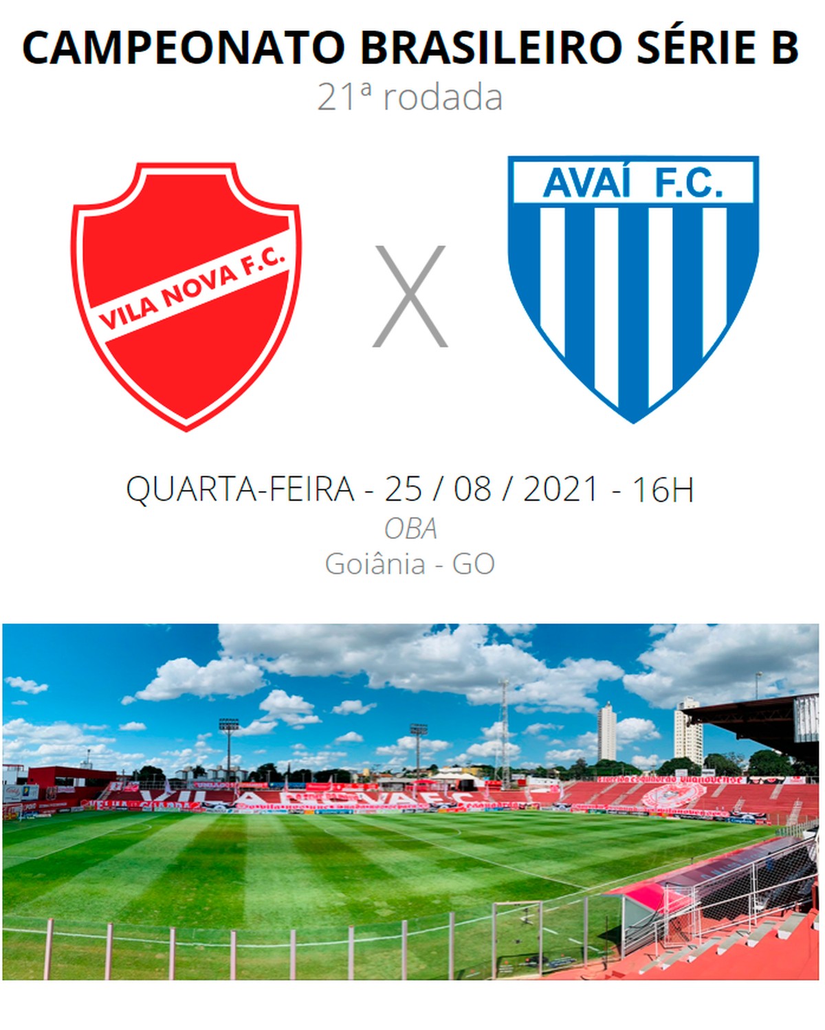Vila Nova x Avaí: veja onde assistir, escalações, desfalques e ...