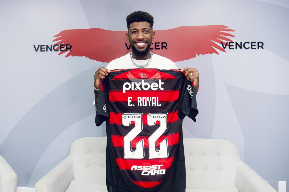 Emerson Royal  anunciado pelo Flamengo  Foto: Adriano Fontes / Flamengo