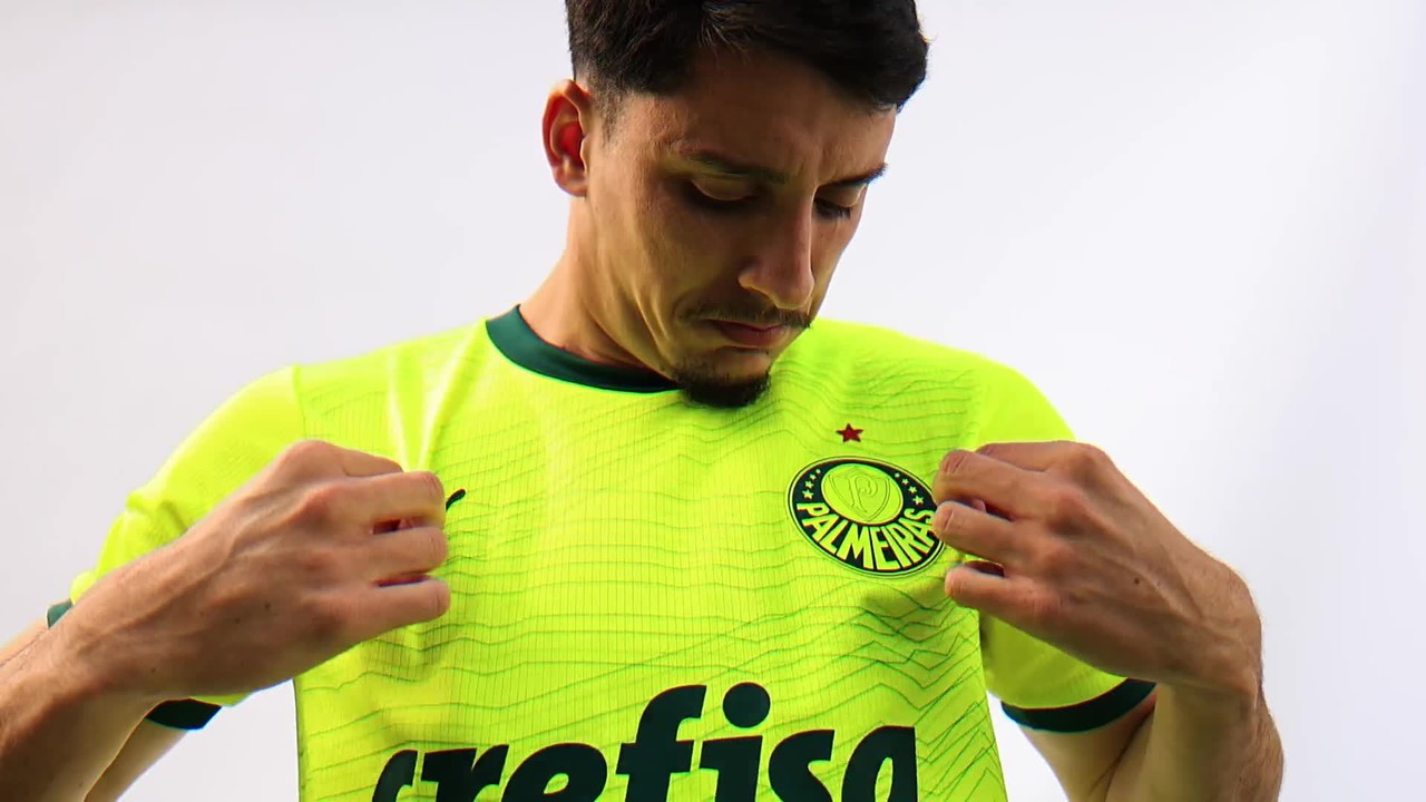 Veja o vídeo de lançamento da nova terceira camisa do Palmeiras