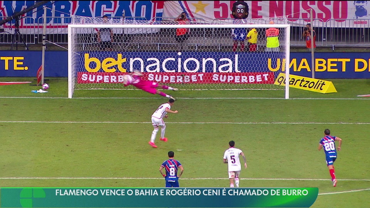 Flamengo vence o Bahia, e Rogério Ceni é chamadobet f1burro