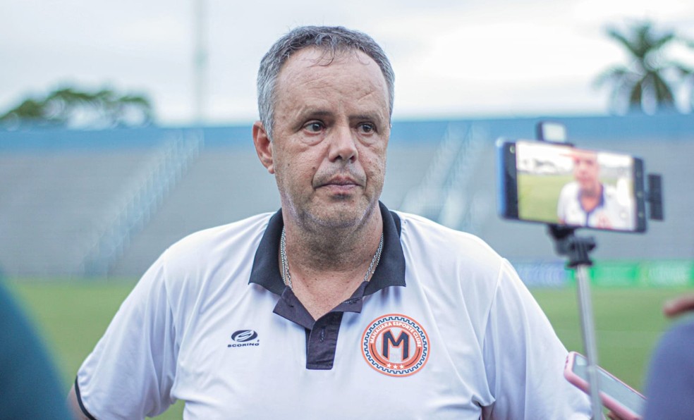 Alan George, t&eacute;cnico do Manauara &mdash; Foto: Rudson Renan/Manauara EC
