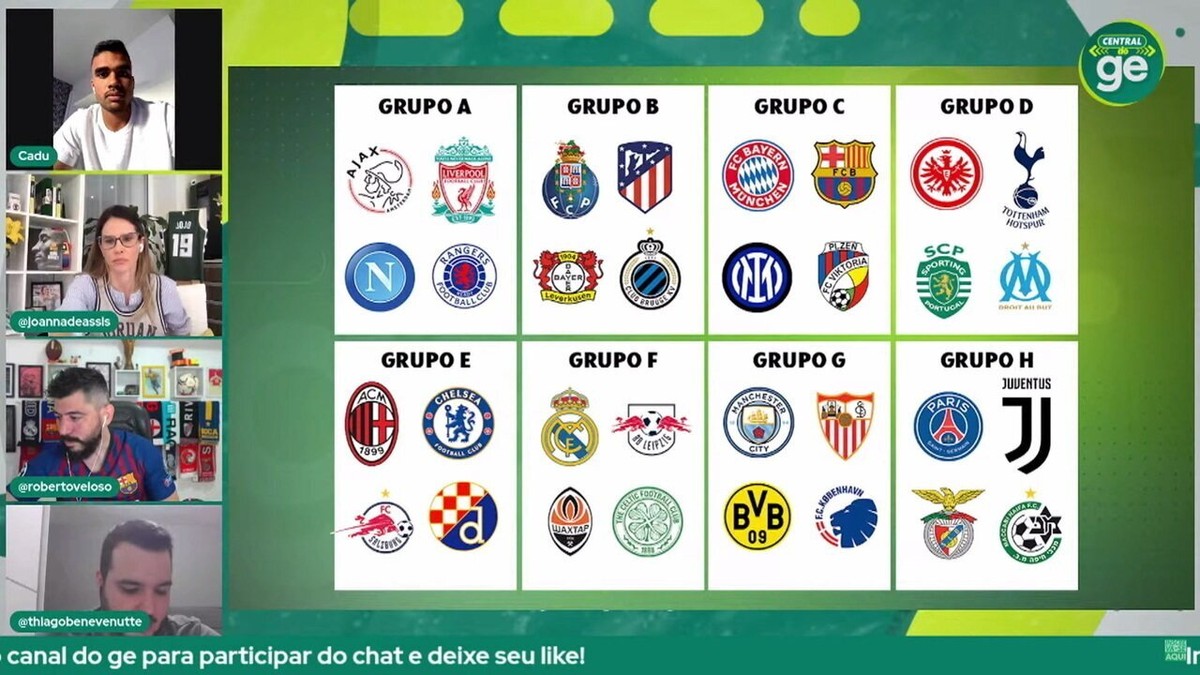 Onde assistir aos jogos da 5ª rodada da fase de grupos da Champions League?
