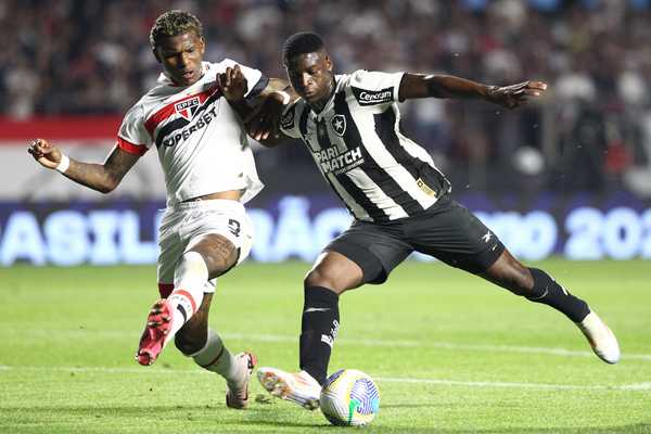 Projeções das chaves do confronto entre Botafogo e São Paulo na Libertadores.