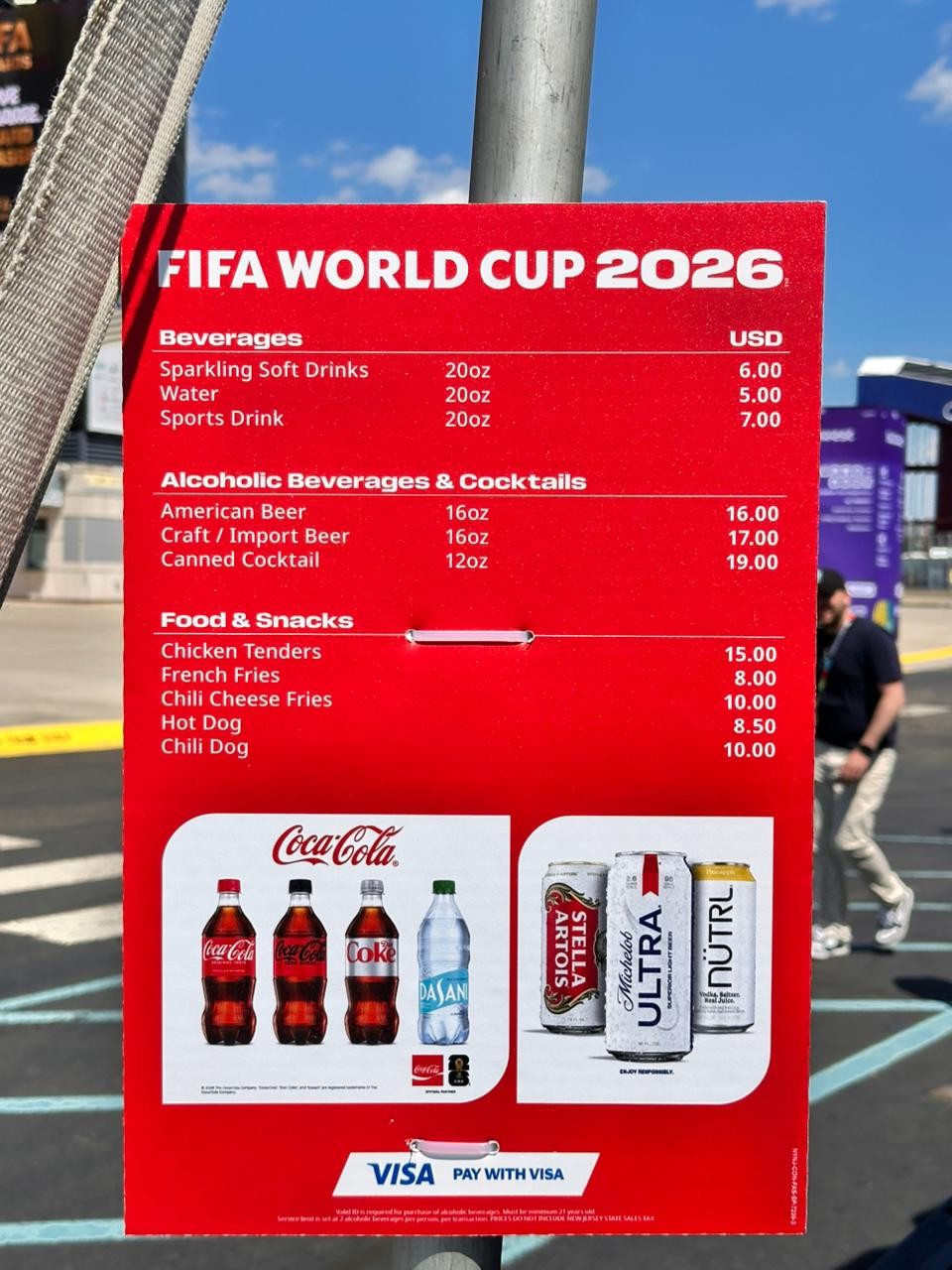 Cerveja a R$ 80 e sanduíche a R$ 160: veja os preços de lanches no estádio da estreia do Brasil na Copa