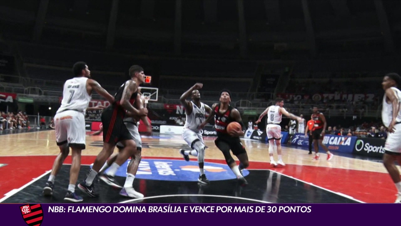 NBB: Flamengo domina Brasília e vence por mais de 30 pontos