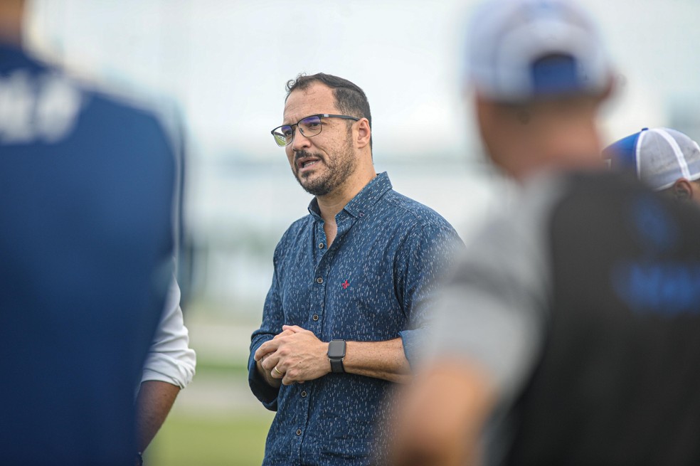 Luciano Lessa falou sobre papel dele no CSA — Foto: Augusto Oliveira/Ascom CSA