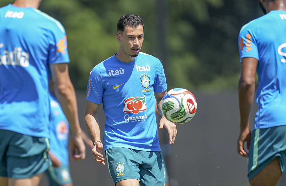 Martinelli deve ser o substituto de Paquetá na escalação do Brasil contra a Noruega — Foto: Rafael Ribeiro/CBF