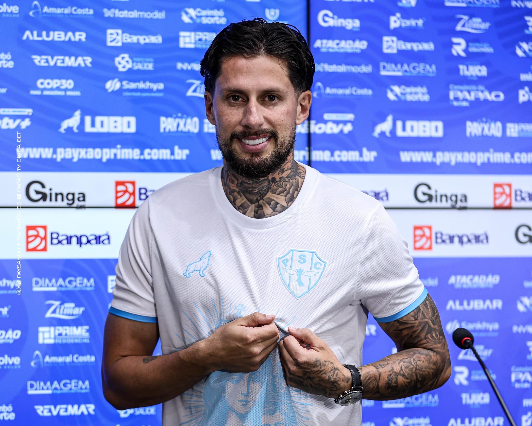 Gustavo Nicola diz que “não pensou duas vezes” em acertar com Paysandu e afirma: “Não sabia o quanto ia receber”