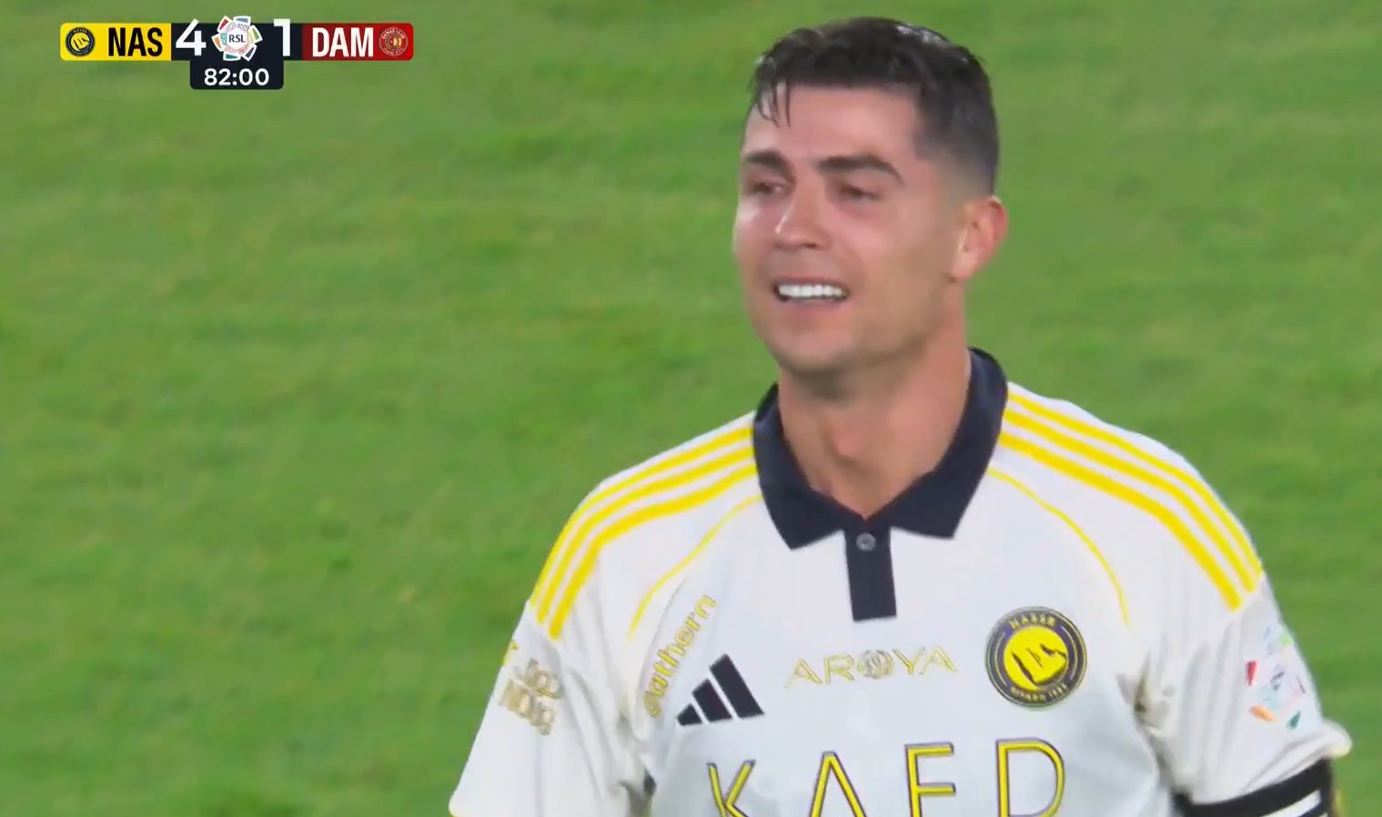Cristiano Ronaldo chora após marcar gol 973 e conquistar título saudita com Al-Nassr