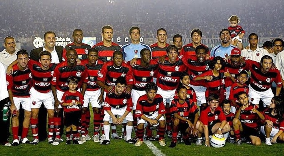 Time do Flamengo na Copa do Brasil de 2006 — Foto: Reprodução