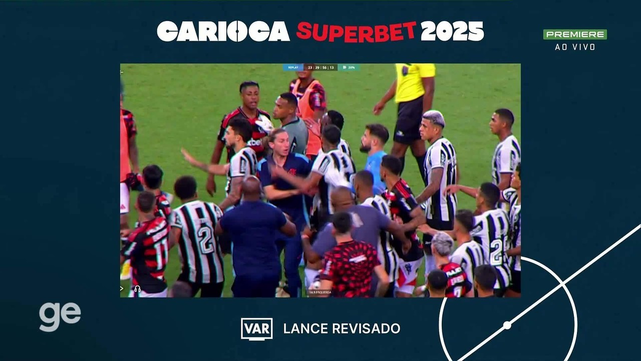Tjd-rj suspende jogadores e VAR de Flamengo e Botafogo por 30 dias.