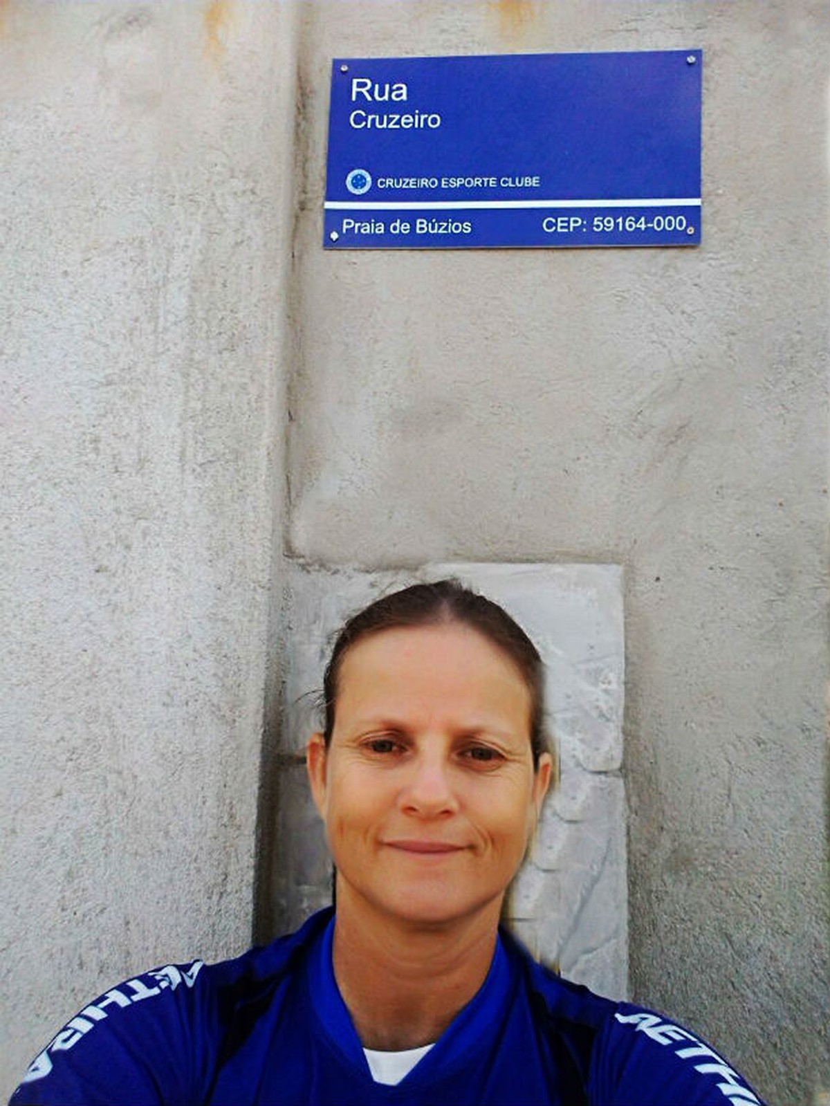 Em praia do RN, torcedora sugere e consegue pôr nome da rua de Cruzeiro ...