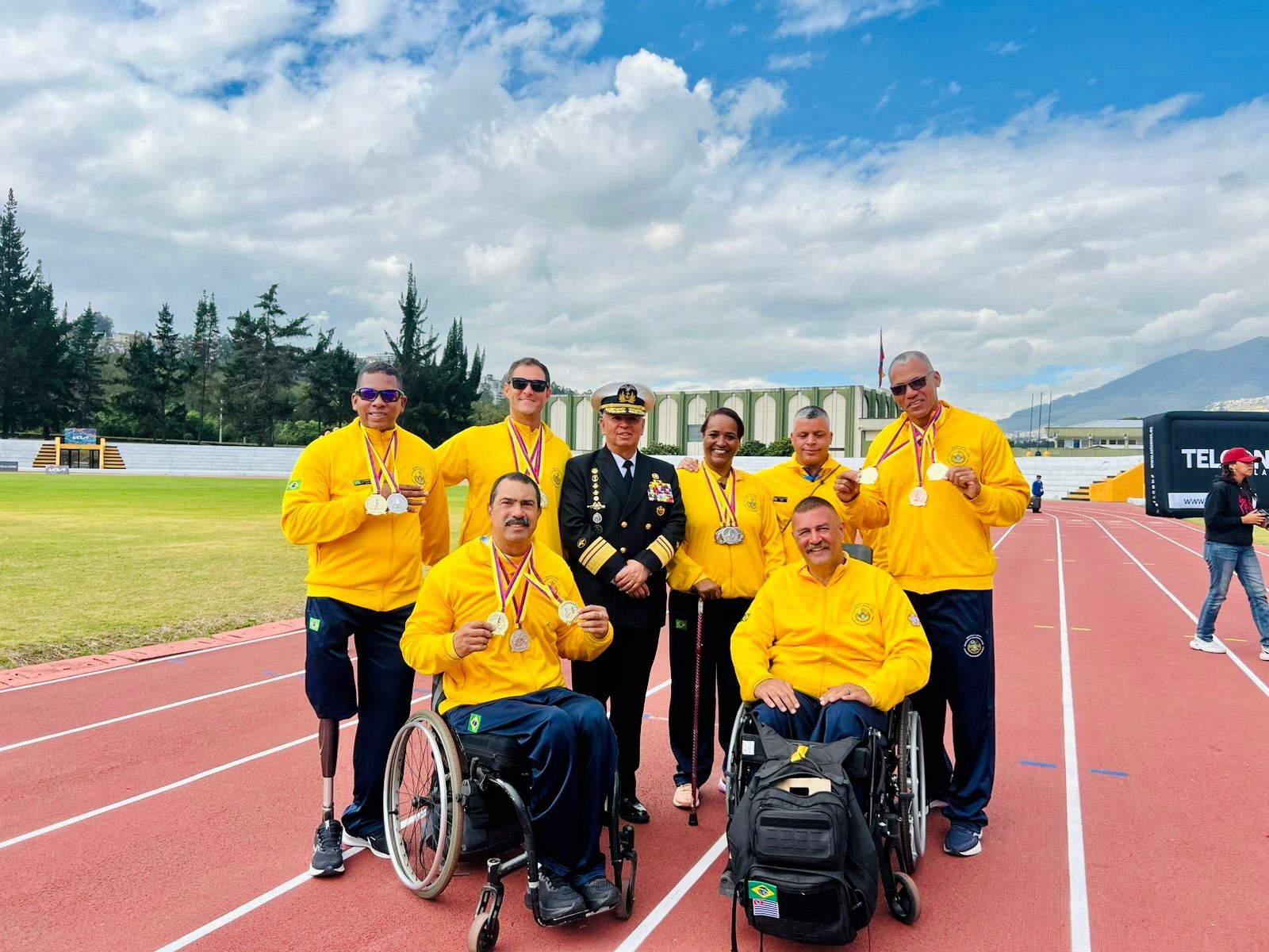 André Rocha conquista três medalhas no Mundial Militar no Equador | Ge