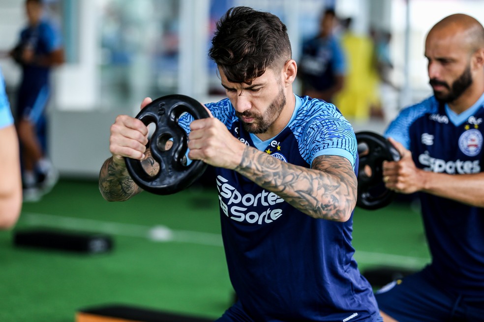 Everaldo está em alta nesse início de temporada — Foto: Tiago Caldas/EC Bahia