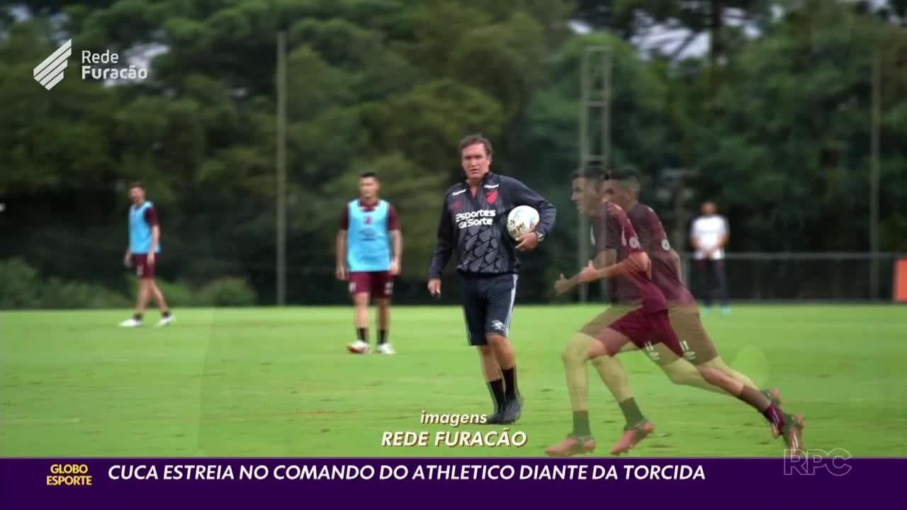 Cuca estreia no comando do Athletico diante da torcida