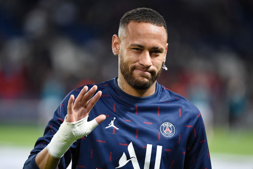 Neymar deixa o Paris Saint-Germain após seis temporadas no clube francês — Foto: Getty Images