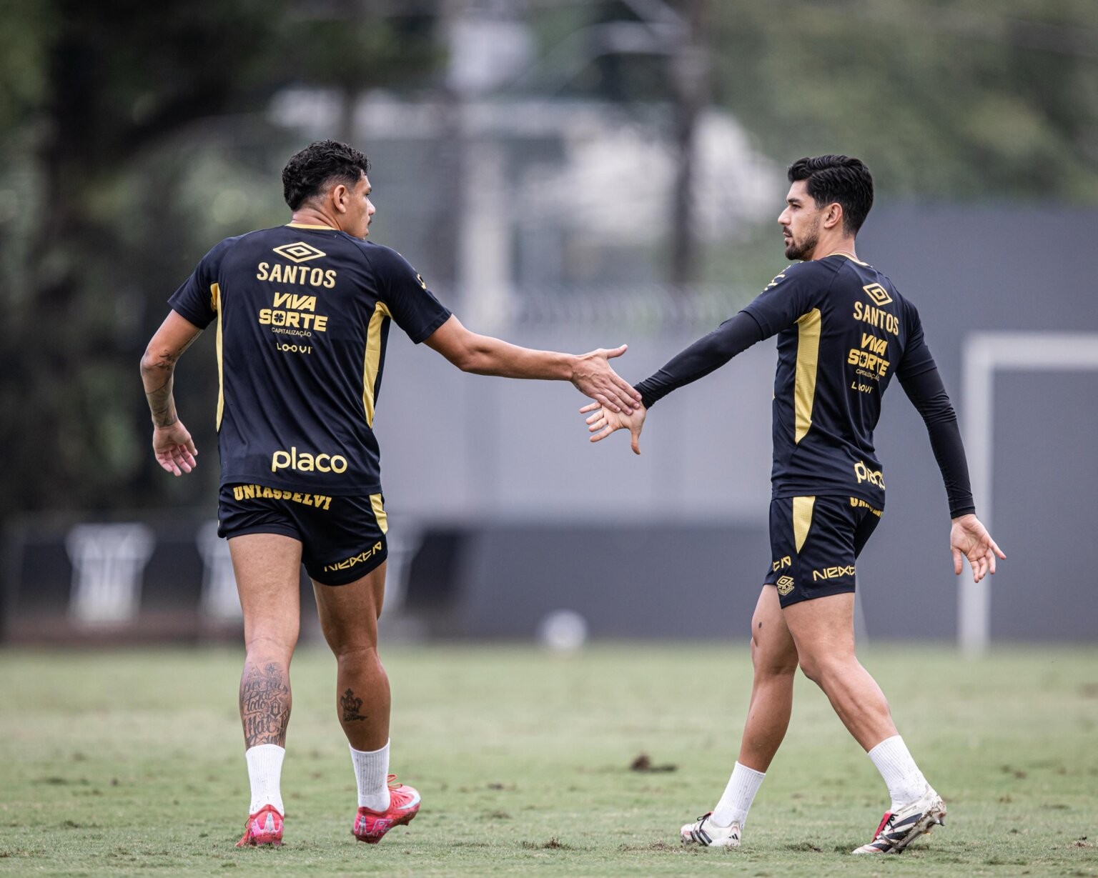 Sem Neymar, Santos vence Portuguesa Santista em jogo-treino no CT Rei Pelé