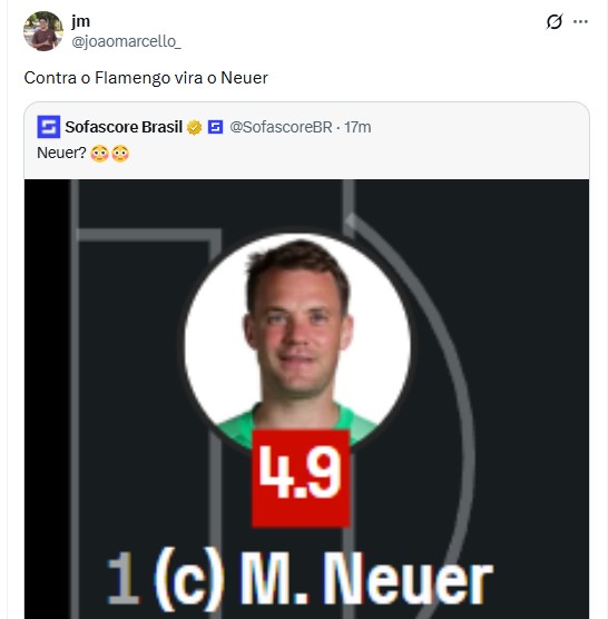 "Contra o Flamengo vira o Neuer": falhas do goleiro do Bayern contra o Real rendem memes; veja