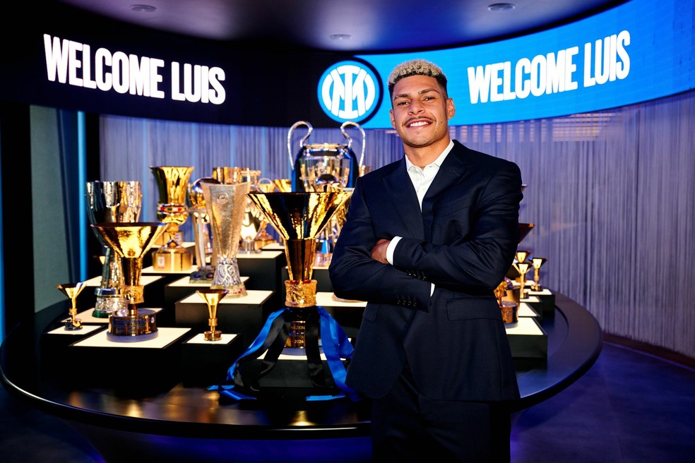 Inter de Milão anuncia contratação de Luis Henrique, ex-Botafogo — Foto: Inter de Milão
