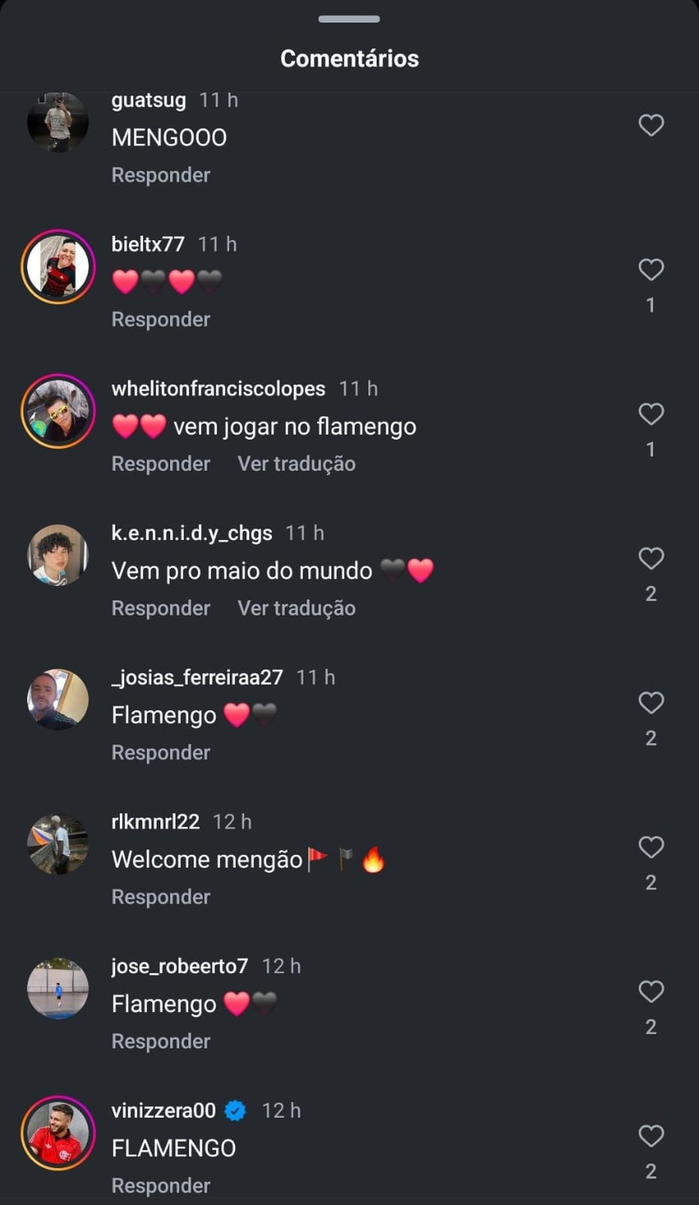 Torcedores do Flamengo invadem rede social de Lassina Traoré — Foto: Reprodução / Instagram