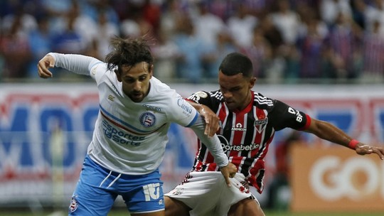 Bahia 0 x 1 São Paulo: assista ao gol e aos melhores momentos do jogo - Foto: (Felipe Oliveira / EC Bahia)