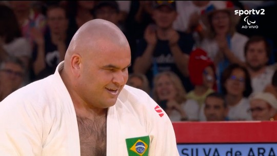 Ippon! Wilians Silva de Araujo conquista medalha de ouro no judô +90kg J1 - Programa: Jogos Paralímpicos Paris 2024 