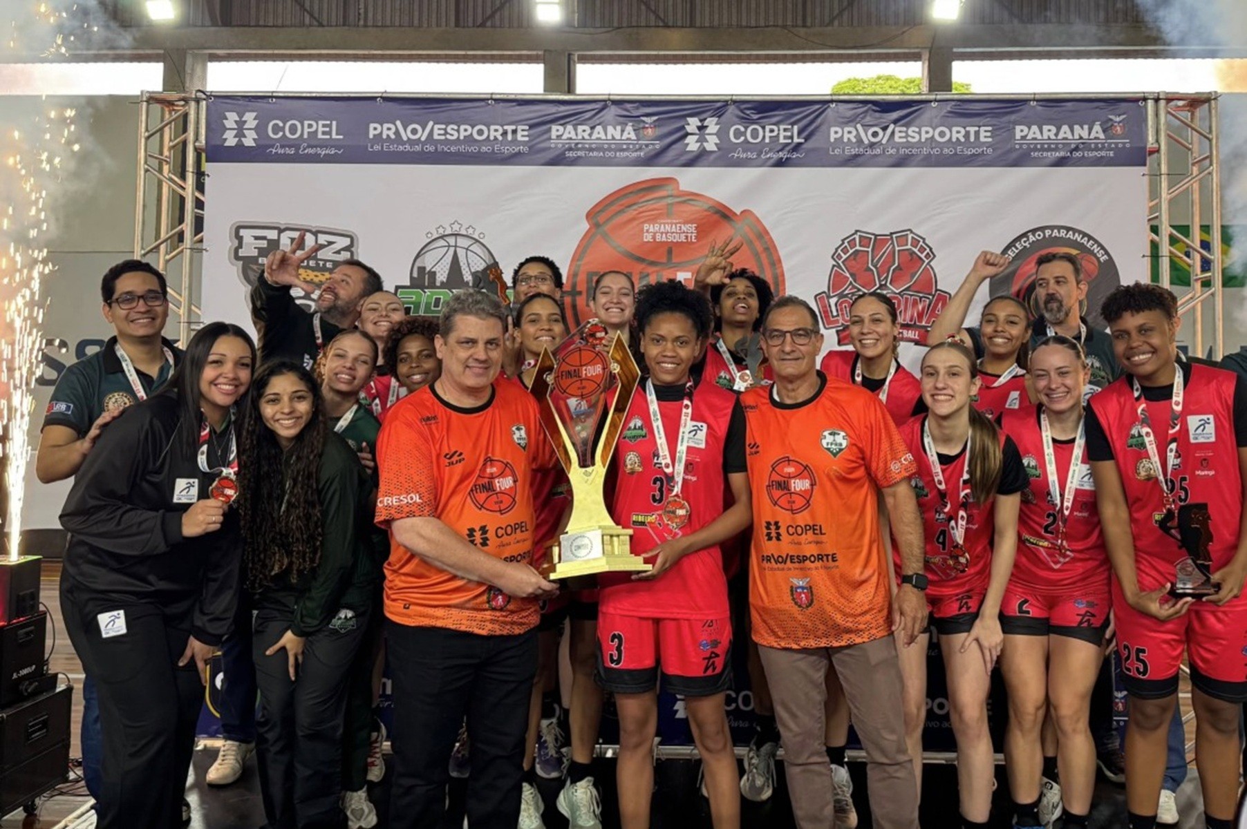 ADR Maringá vence o Foz de virada e é campeã do Paranaense Feminino de Basquete