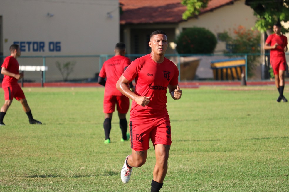 Didi, zagueiro do Flamengo-PI — Foto: Pablo Cavalcante