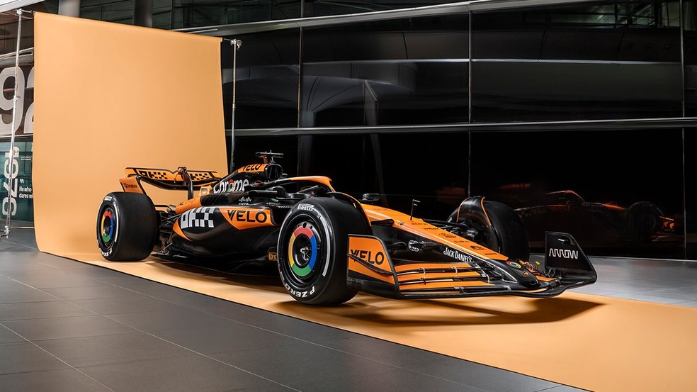 McLaren revela MCL38, carro para F1 2024 — Foto: Divulgação