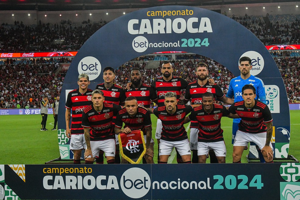 Flamengo está invicto em 2024 — Foto: Thiago Ribeiro/AGIF