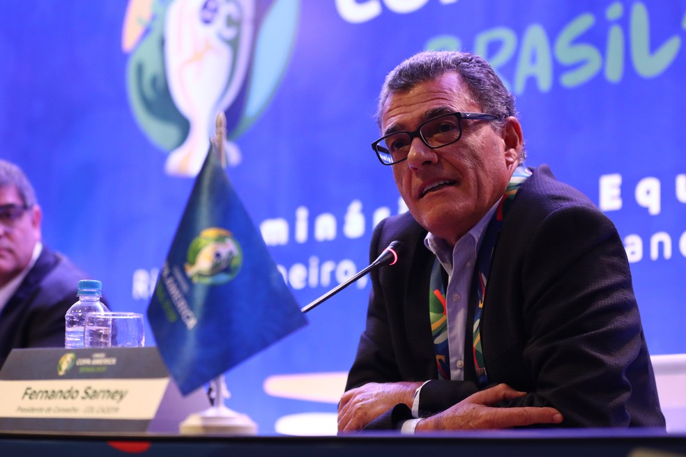 Interventor da CBF, Fernando Sarney convocou a eleição para o dia 25 — Foto: Lucas Magalhães/CBF