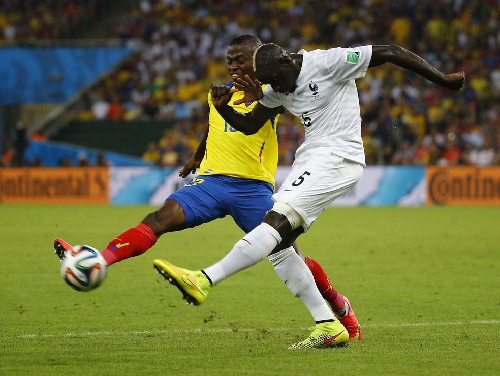 Sakho disputou a Copa do Mundo de 2014, no Brasil &mdash; Foto: Reuters