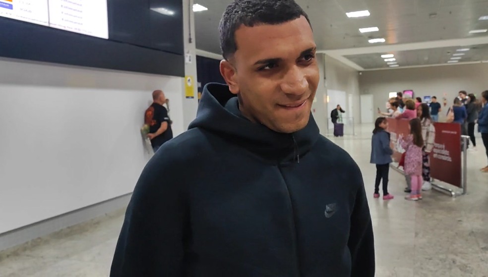 Petterson, atacante do Athletico-PR — Foto: Reprodução / RPC