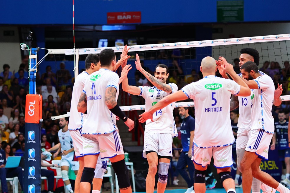 Suzano x Cruzeiro, Campo Grande, Superliga masculina 2024/25 — Foto: Anderson Menezes