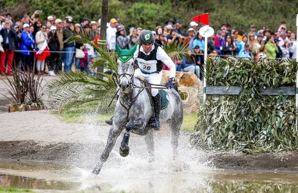 Equipe do hipismo CCE se classifca em 2º lugar e briga por vaga olímpica em Santiago — Foto: Luis Ruas/CBH