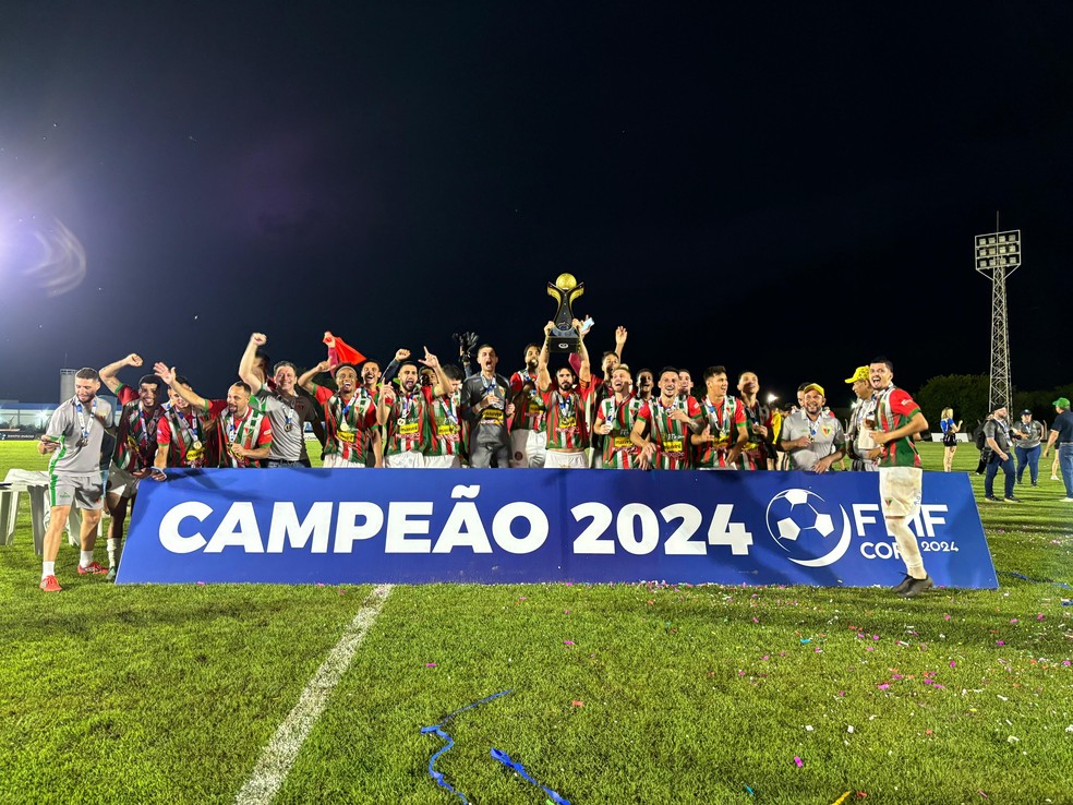 Operário VG campeão da Copa FMF 2024 — Foto: Vinícius Mendes/FMF