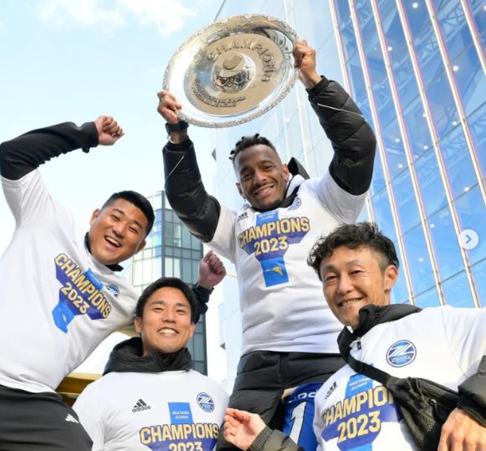 Ademilson foi campeão no Japão — Foto: Arquivo pessoal