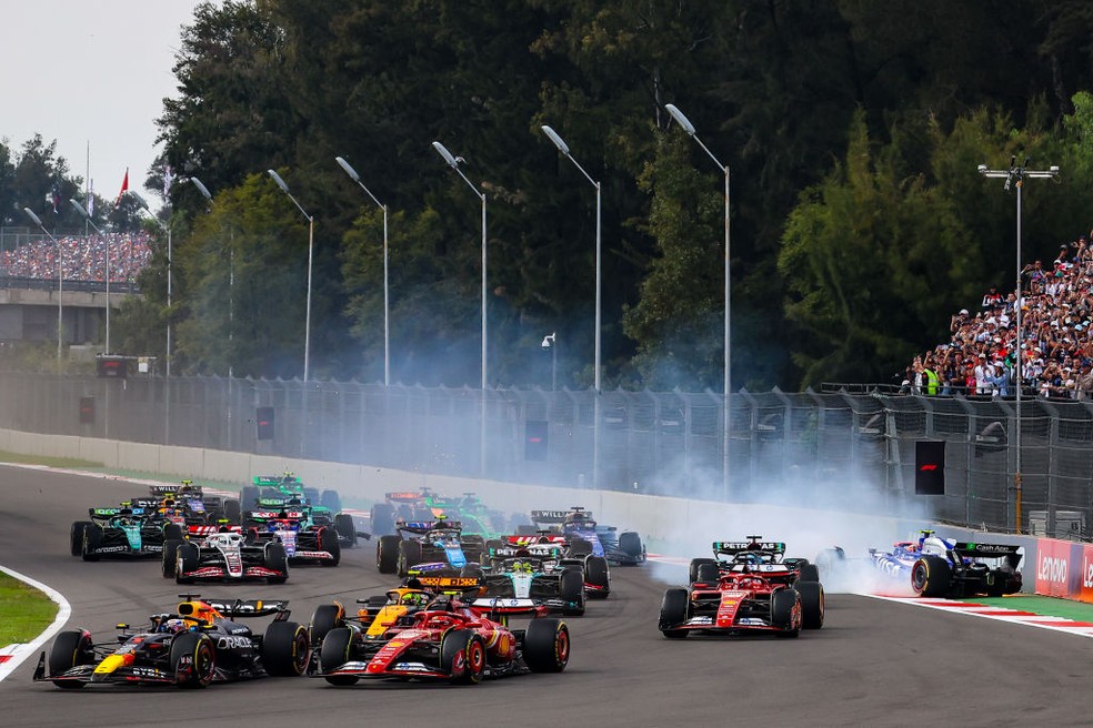 Largada do GP do México da F1 2024 — Foto: Kym Illman/Getty Images