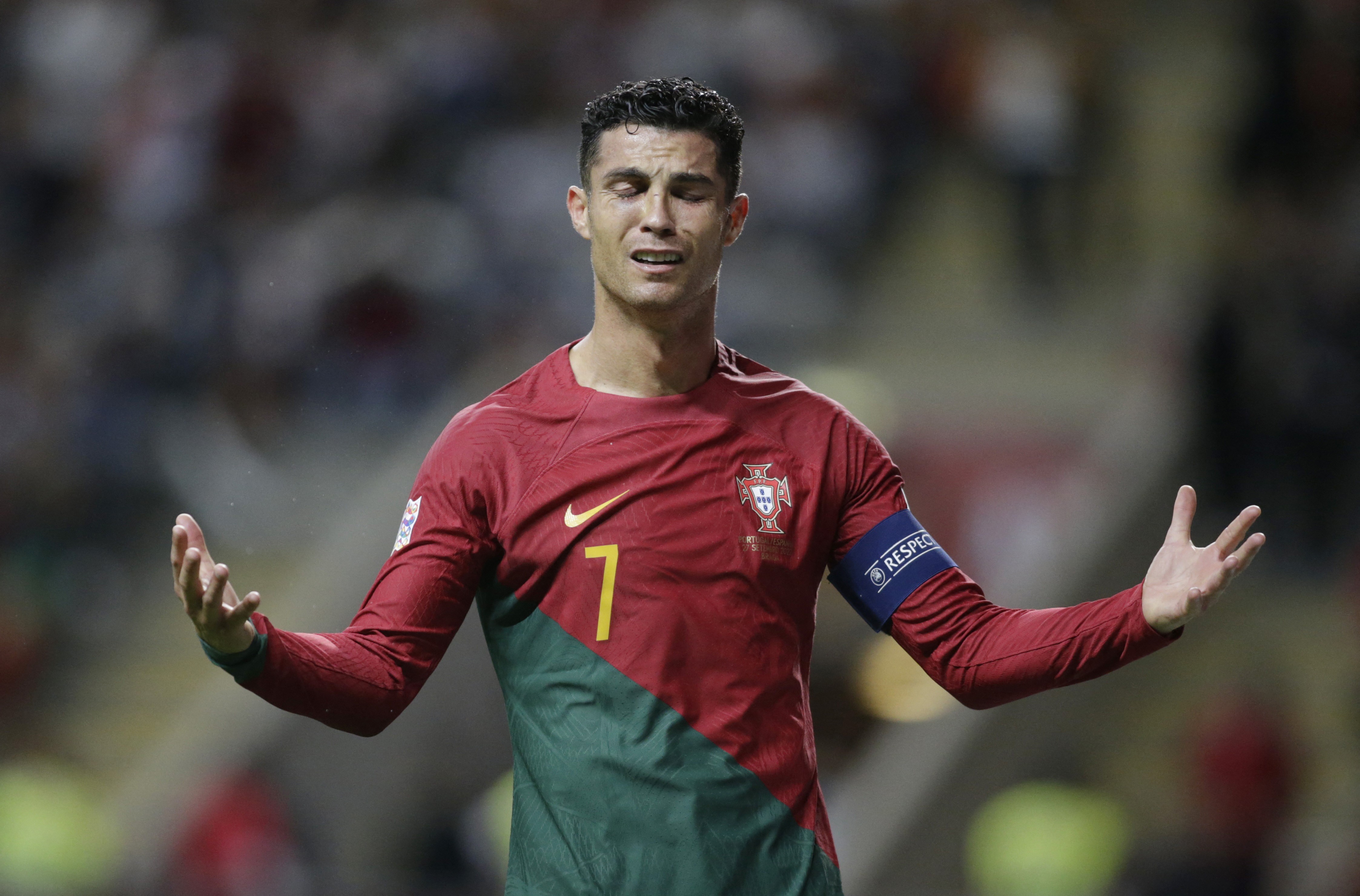 Entre boas e más lembranças: o retrospecto de Cristiano Ronaldo, de Portugal, contra a Espanha