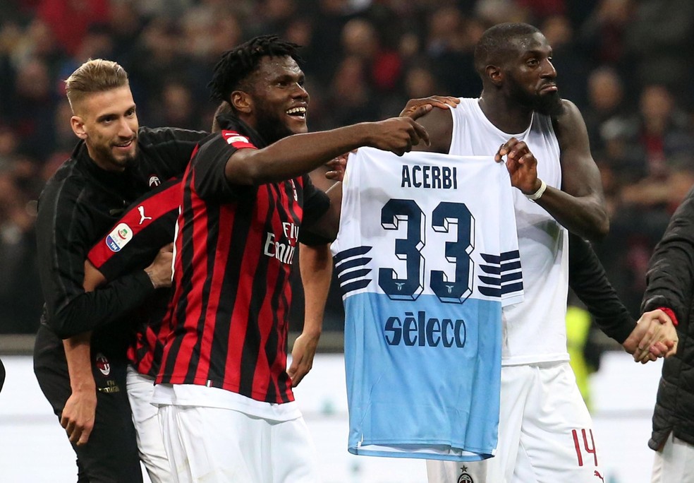 Kessie e Bakayoko, milan x lazio — Foto: EFE/EPA/MATTEO BAZZI