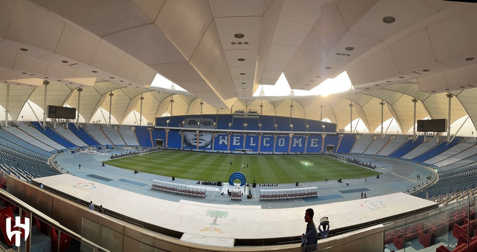 Mosacio para Neymar no Al-Hilal  Foto: divulgao