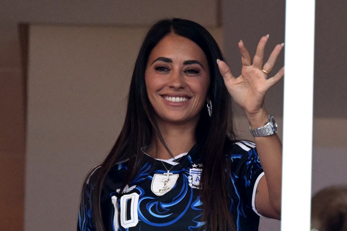 Mulher de Messi, Antonela Roccuzzo marca presença em Argentina x Suíça; veja fotos