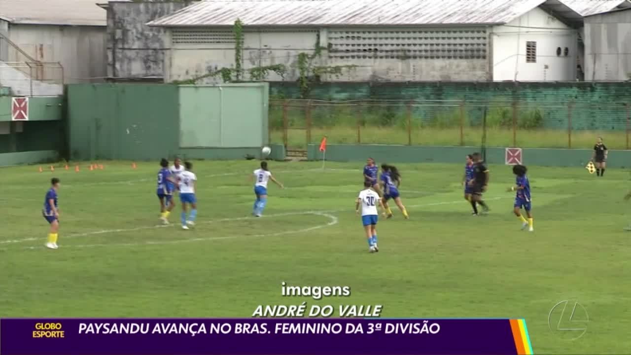 Paysandu avança no Brasileiro Feminino da Terceira divisão