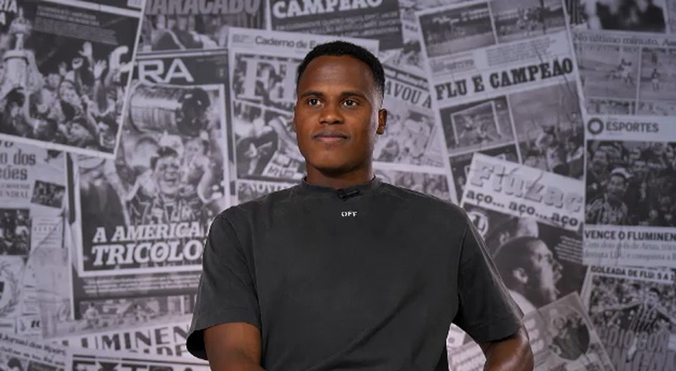 Arias, em exclusiva após sair do Fluminense — Foto: Reprodução
