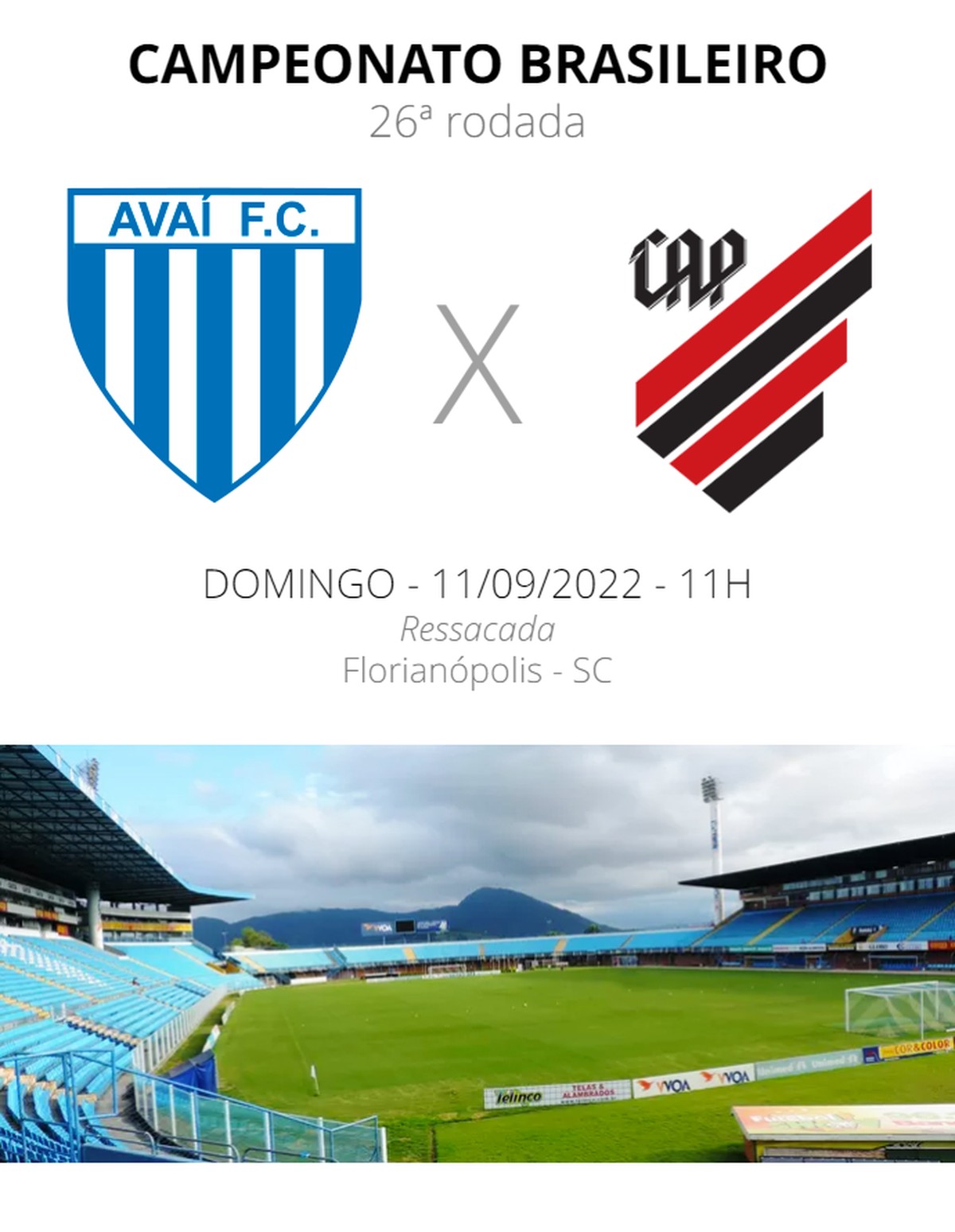 Avaí x Athletico: veja onde assistir, escalações, desfalques e ...