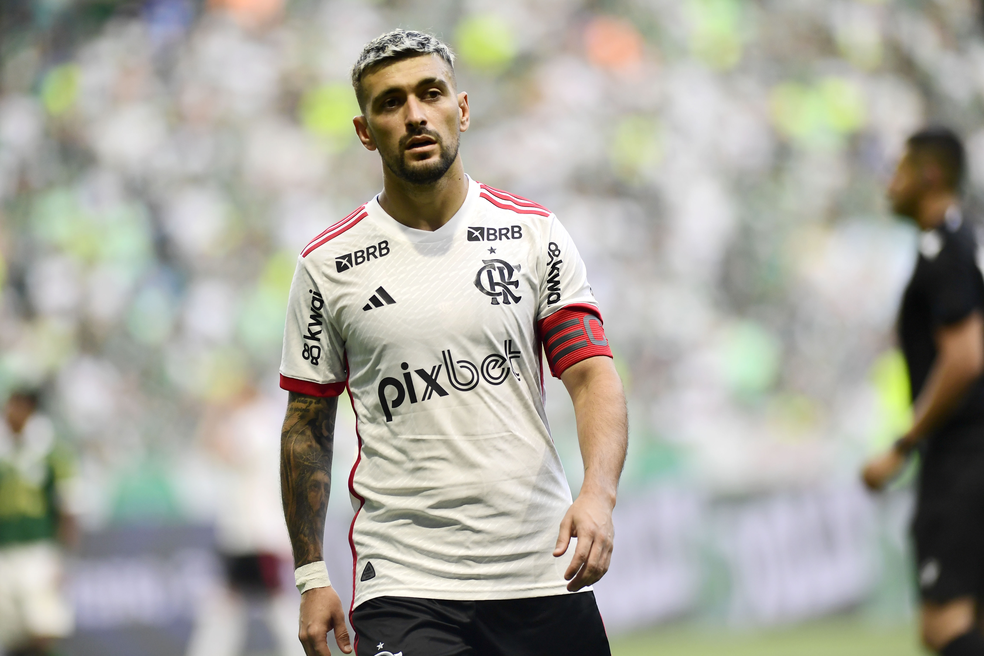 Arrascaeta - Palmeiras x Flamengo — Foto: Marcos Ribolli