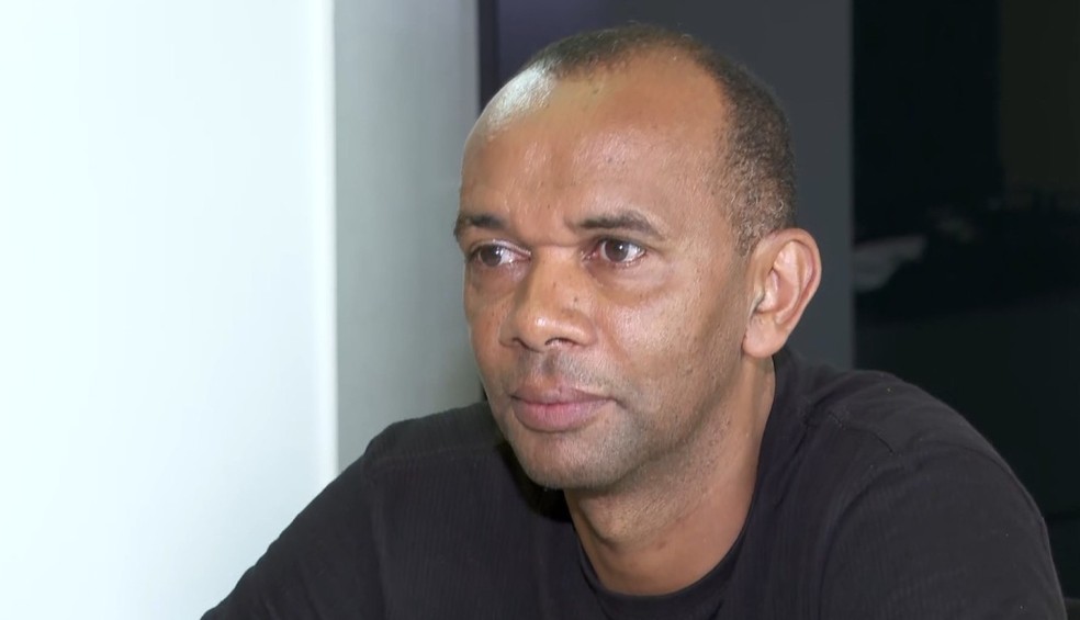 Ivo Gonçalves, pai da joia do Palmeiras, Estevão — Foto: Lindomar Cailton