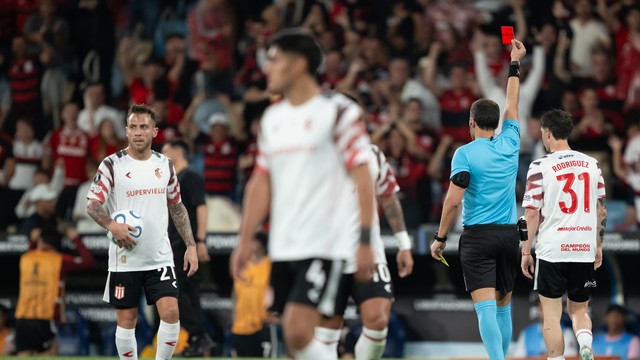 COPA LIBERTADORES 2026, FLAMENGO X ESTUDIANTES - Rodriguez recebe cartão vermelho