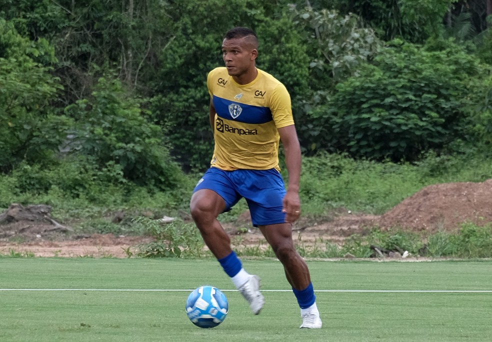 Gabriel Bispo, volante do Paysandu — Foto: Jorge Luís Totti/ Ascom Paysandu